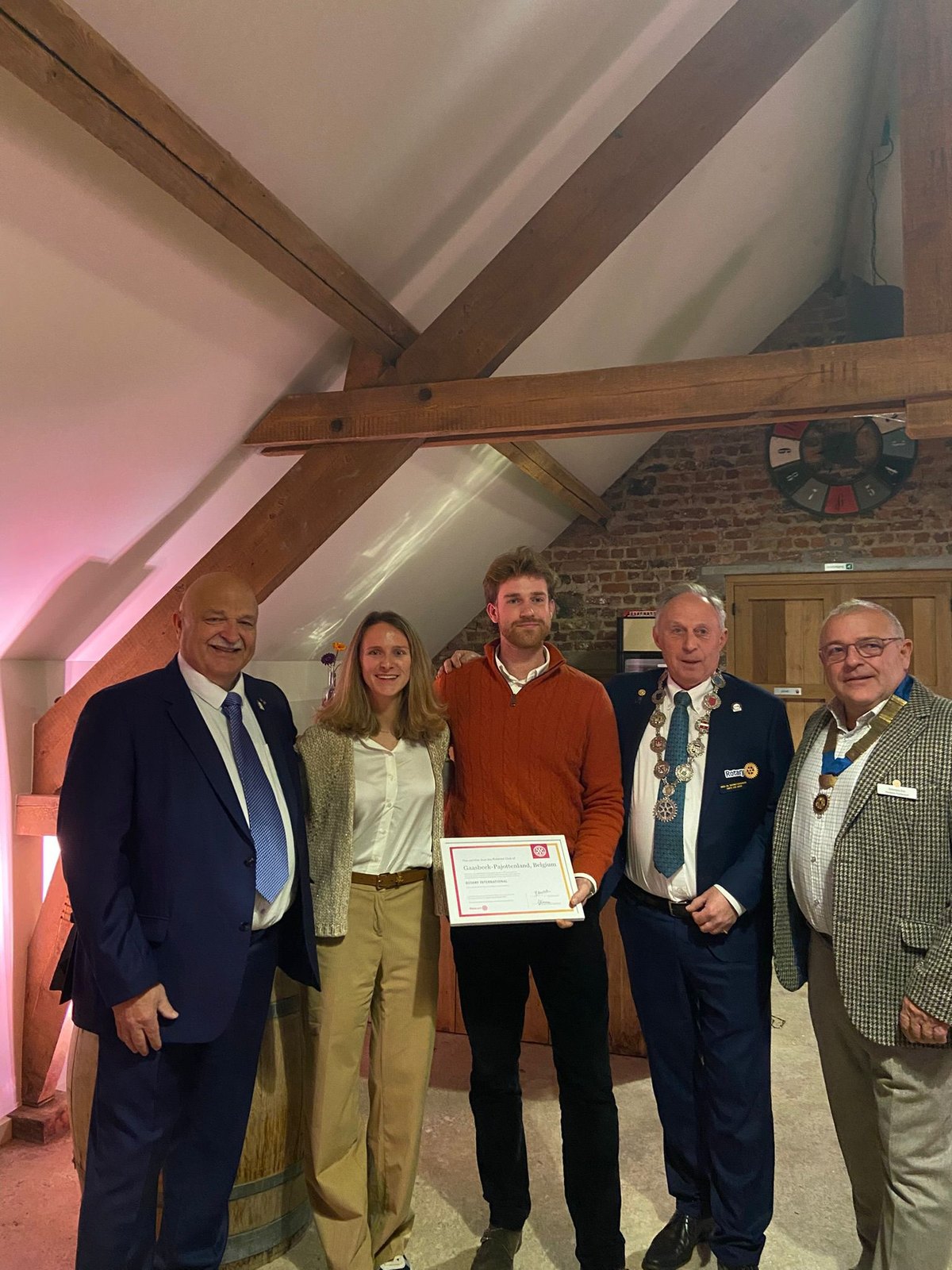 Chartermoment met Rotary