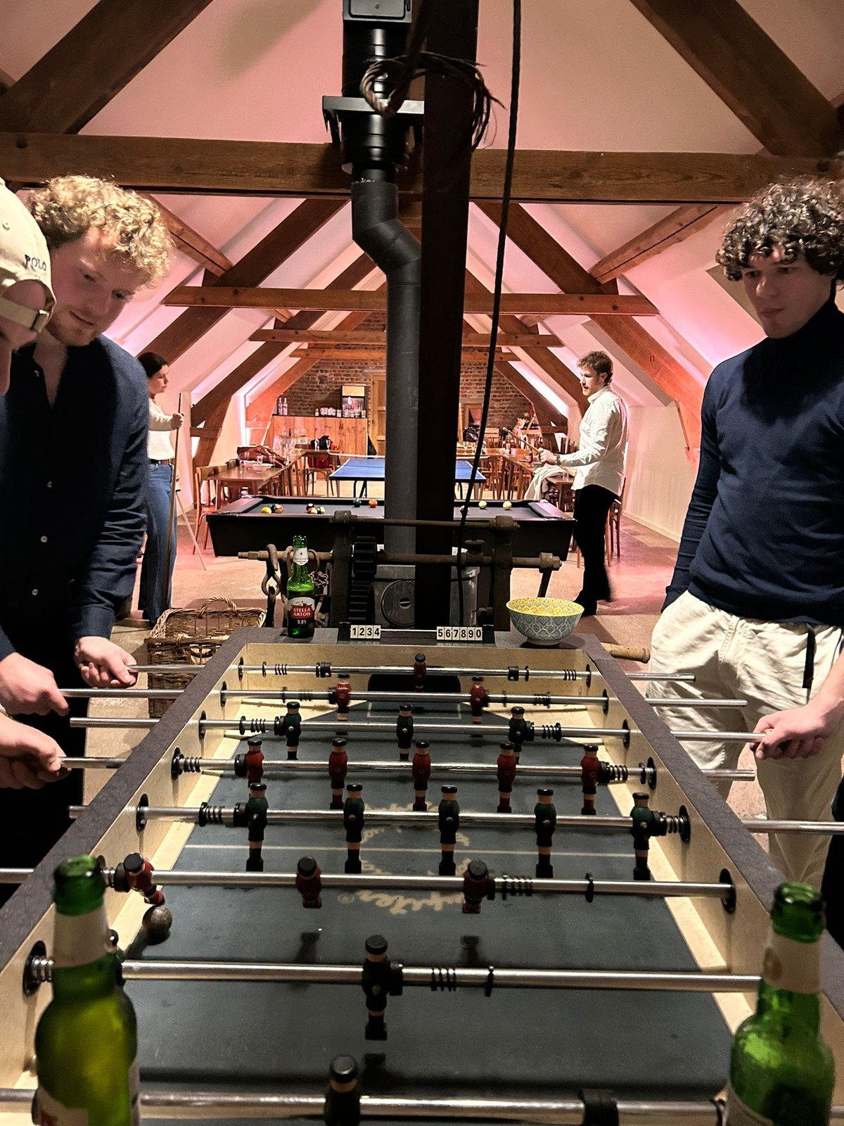 Teambuilding met tafelvoetbal