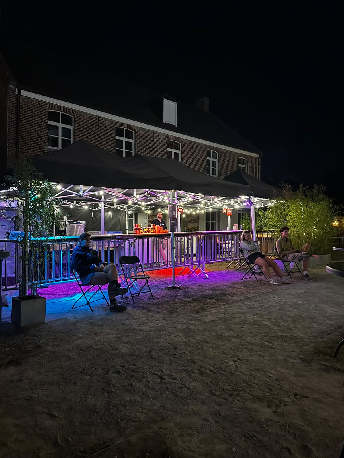 Bar tijdens de openluchtcinema
