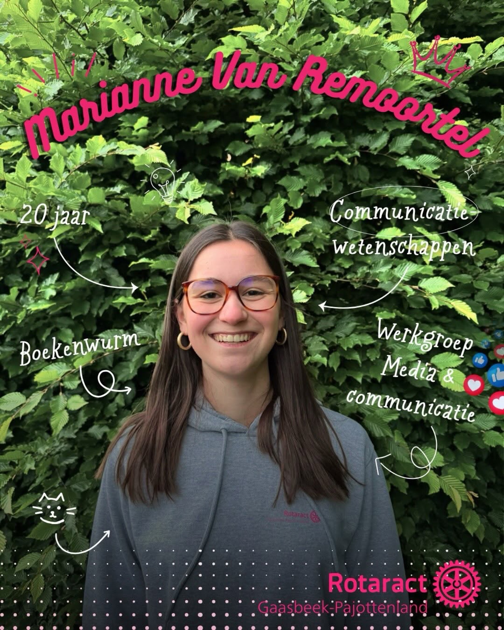 Marianne Van Remoortel, lid van Rotaract Gaasbeek-Pajottenland